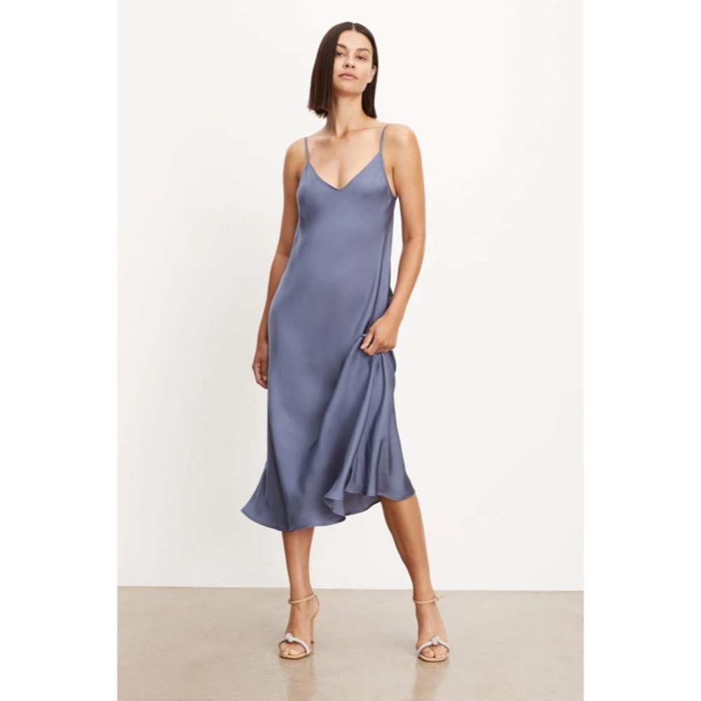 Velvet by Graham & Spencer Soft satin slip dress